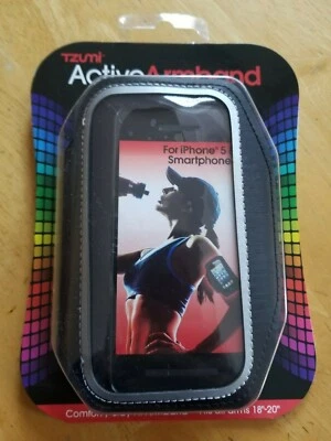 Tzumi Active Armband-Black for Iphone 5 -New - Image 1 of 3