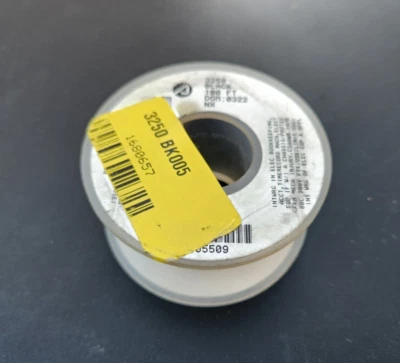 Alpha Wire 3250 BK005,  24 AWG Hook-Up Wire 7/32 Black 300V 100.0' - Image 1 of 3