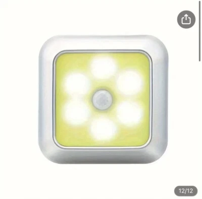 5 Pack - LED Motion Sensor Lights PIR Wireless Night Light Cabinet Stair Lamp - Image 1 of 4