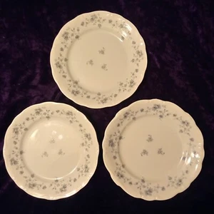 3 Johann Haviland Blue Garland Pattern China Dinner Plates Bavaria Germany Vtg - Picture 1 of 5