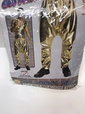 Halloween. Costume.  Gold Raper Pants  Fits up to a 34" Waist. Men’s Costume - image 1 of 3