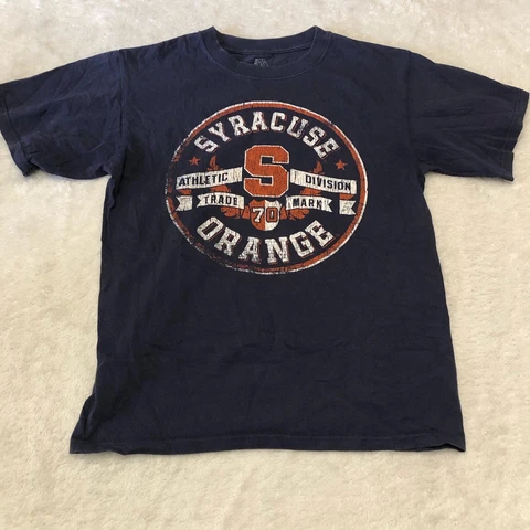 Syracuse Orange Shirt Adult Medium Blue NCAA Collegiate Men's J. America Cover