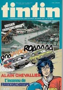 TINTIN N° 409 DE 1983 COMME NEUF . COUVERTURE ALAIN CHEVALIER, FRANCORCHAMPS - Bild 1 von 1