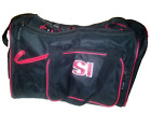 Sports Illustrated Black w/ Red Trim Duffel Gym Bag Vintage NOS
