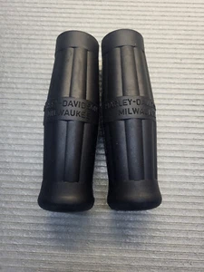 Harley Davidson JD VL RL DL Flathead Black Handlebar Grips - Picture 1 of 4