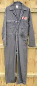 VINTAGE SEARS GRAY COVERALLS MENS 40R ZIPPER FRONT PAIR #2 - Picture 1 of 8