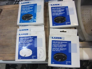 Iluminación de pista de alimentación monopunto de bajo voltaje negra 4-Halo Lazer LZR210M, lote de 4 - Imagen 1 de 18