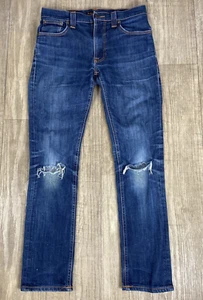 jeans nudie uomo taglia W30 L28 blu - Foto 1 di 16