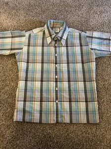 Vintage Monzini Collection Long Sleeve Rainbow Stripe Shirt Mens XL Disco USA - Picture 1 of 6