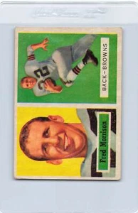 1957 Topps #154 Fred Morrison Browns VG 1491 - Picture 1 of 2