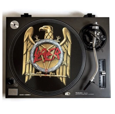 SLAYER Turntable Slipmat for Vinyl Records 12” DJ Slip Mat Record Player mats
