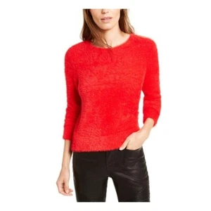 NEW Bar III Cherry On Top Red Eyelash-Finish Sweater Large - Picture 1 of 2