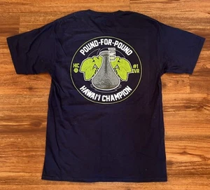 Mens NWT Hawaiian Islands Creations HIC T Shirt Blue Medium M Surfing Surf - Picture 1 of 4
