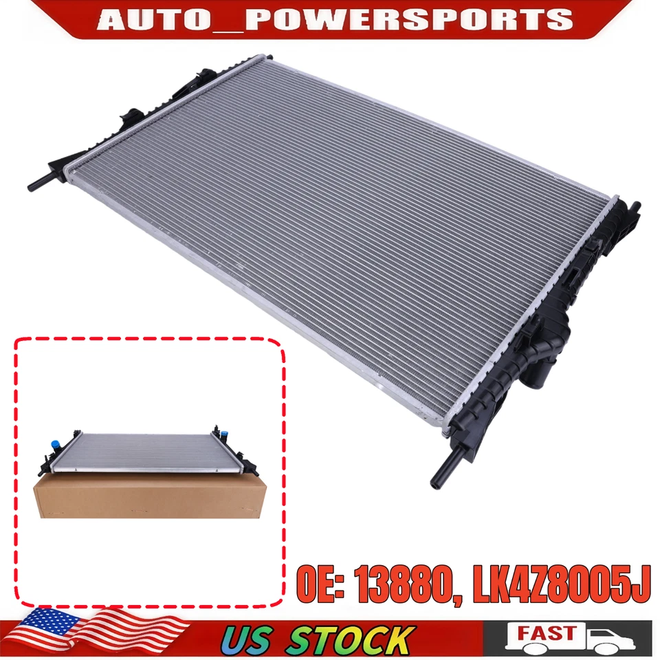 New Radiator LK4Z8005J For 2020-2023 Ford Transit 150 250 350 350 HD 3.5L - Image 1 of 4