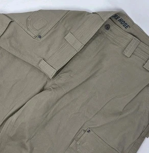 Pantaloni Duluth Flex Fire Hose Relaxed Fit Tattici da Lavoro Tan Uomo 44 x 28 Nuovi senza etichette - Foto 1 di 10