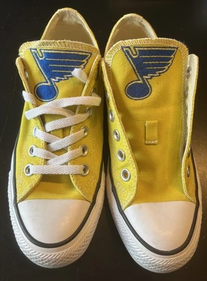 Converse Chuck Taylor All Star 153867F Unisex US M5W7 Yellow “St Louis Blues” - Image 1 of 4