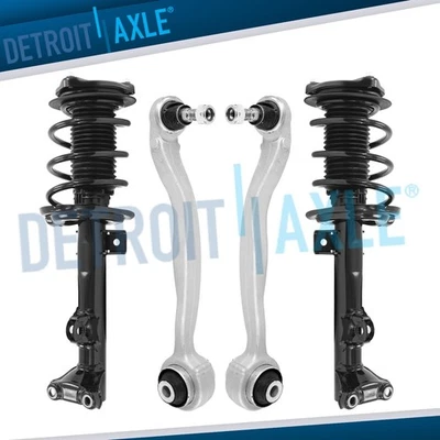 Puntales delanteros tracción trasera con resorte helicoidal brazos de control traseros inferiores para Benz E350 E400 Foto 1 de 4