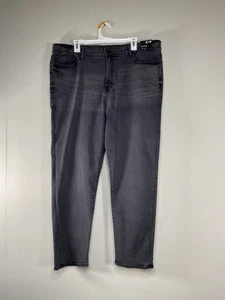 Express Athletic SLIM Denim Jeans Men's 38 x 30 Mid Rise Gray Casual Pants NWT - Picture 1 of 18