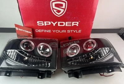 Spyder for Ford F250/350/450 Super Duty 05-07 Projector Headlights LED Halo- LED - Image 1 of 4