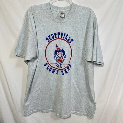 Camiseta De Colección Scottville Clown Band 1998 Gira Mundial Doble Cara Desfile Mich. Foto 1 de 4