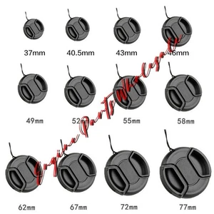 37~95mm Front Lens Cap Cover Center Pinch Snap On For Nikon Sony Pentax 1PCS - Picture 1 of 38