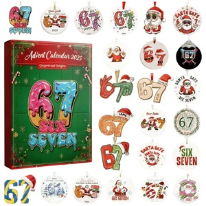 67 Six Seven 2025 Christmas Countdown Advent Calendar Sets 67 Mystery Surprise  - Picture 1 of 6