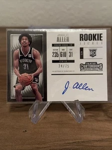 2017 Contenders Ticket Variation /75 Jarrett Allen (Horizontal) Rookie Auto RC - Picture 1 of 2