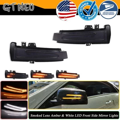For Mercedes Benz C E S CLA CLS Sequential LED Side Mirror Turn Signal Light EOA - Image 1 of 4