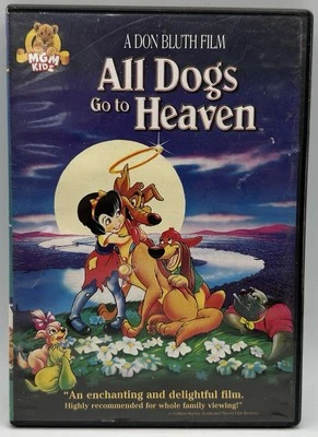 All Dogs Go to Heaven Standard MGM Kids Animation Humor Tenderness & Warmth 1989 - Image 1 of 3