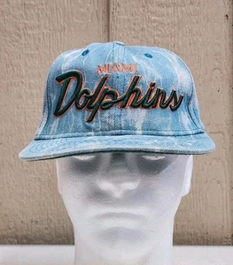 Mitchell And Ness NFL Miami Dolphins Tie Dye Fits All Sizes Snap Back Cap - Picture 1 of 13