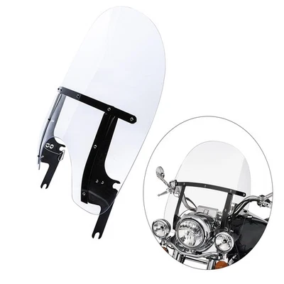 Parabrisas transparente para motocicleta apto para Harley Touring Road King 1994-en adelante Foto 1 de 4