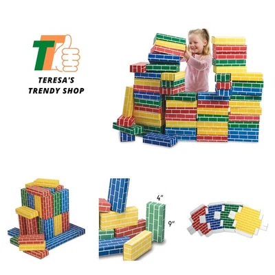 Durable 24-Piece Kids Cardboard Building Blocks - Unleash Imagination Safely - Image 1 of 4