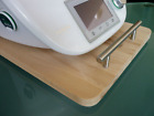 Gleiter Gleitbrett mit Griff für Thermomix Küchenmaschine aus Buchenholz Küche