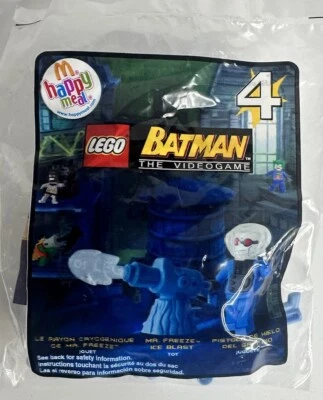 Lego Batman The Videogame 4 McDonalds Happy Meal 2008 Ages 3+ Sealed NIP New - Image 1 of 4