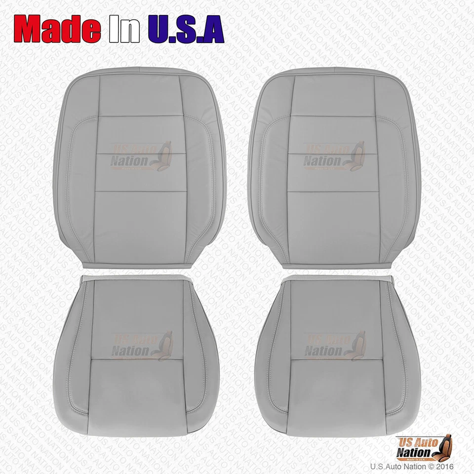 1998 - 2005 For Lexus GS300 GS400 GS430 Driver Passenger Leather Seat Cover Gray - Image 1 of 1