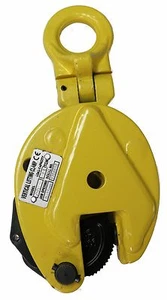 Morsetto di sollevamento piastra verticale industriale V-Lift acciaio 1763 libbre WLL - Foto 1 di 2