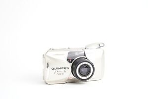 Olympus MJU II Zoom 80 35mm Point & Shoot Film Camera TESTED