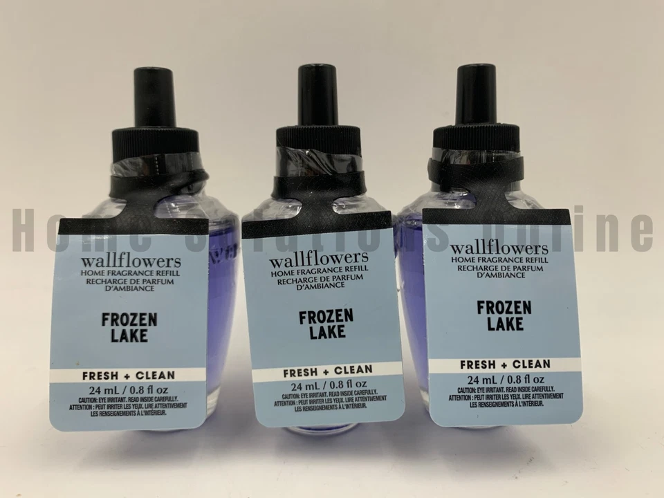 Bath & Body Works Frozen Lake Wallflower Fragrance Bulbs S/3 0.8 Fl Oz #3044B - Image 1 of 1