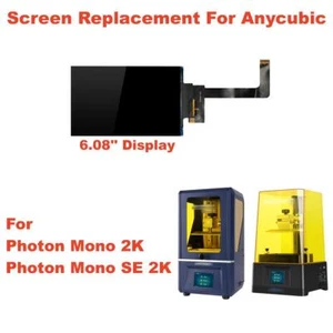 Repuesto de pantalla LCD para Anycubic Photon Mono/Mono SE 2K 6,08 pulgadas - Imagen 1 de 3