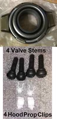 LOTE 1 cojinete de liberación de embrague NSK 48TKB3302A 4 vástagos de válvula 4 clips de capó Foto 1 de 4