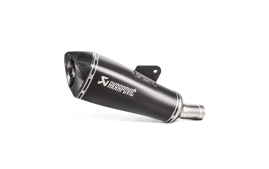 S-B12SO19-HLGBL - Terminale Akrapovic Slip-On Titanio Nero BMW R 1200 R/RS Foto 1 de 2