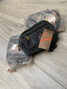 Delux Waist Bag / Bumbag FOR Travel/Shopping Brand New Canavas Zipper OZ Stock - Picture 1 of 11