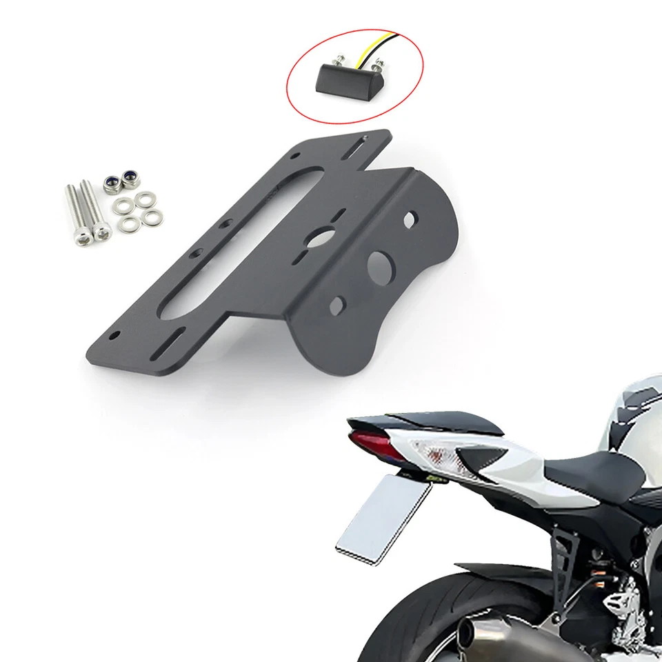 Kit de suporte de placa traseira compatível com Suzuki GSXR600/GSXR750 2011-2024 - Imagem 1 de 4