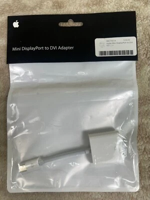 NEW OEM Apple MAC MB570Z/A Mini DisplayPort to DVI Video Adapter Converter EC1 - Image 1 of 3