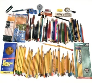 Vintage gemischtes Set Markennamen gebunden Bleistifte - Faber Eagle Empire Ticonderoga - Bild 1 von 21