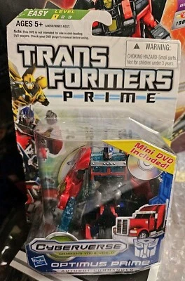Transformers Prime Cyberverse Commander Optimus Sealed 2011 Authentic  - Image 1 of 4