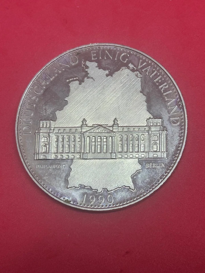Silbermedaille von 1990 "40 Jahre Bundesrepublik Deutschland" - Bild 1 von 4