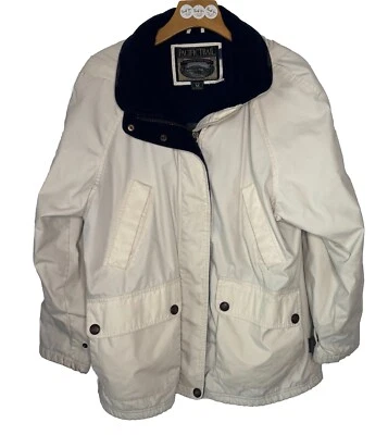 Vtg Pacific Trail Jacket Petite Med Beige Zip Pocket Fleece Lined Hooded* - Image 1 of 4