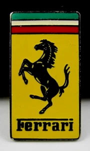 FERRARI Emblem Logo Pin Badge Automobile Car - Imagen 1 de 5