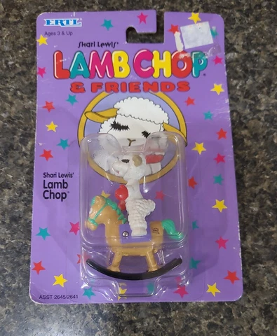 1994 Shari Lewis Lamb Chop and Friends Lamb Chop on Rocking Horse Figure Cover